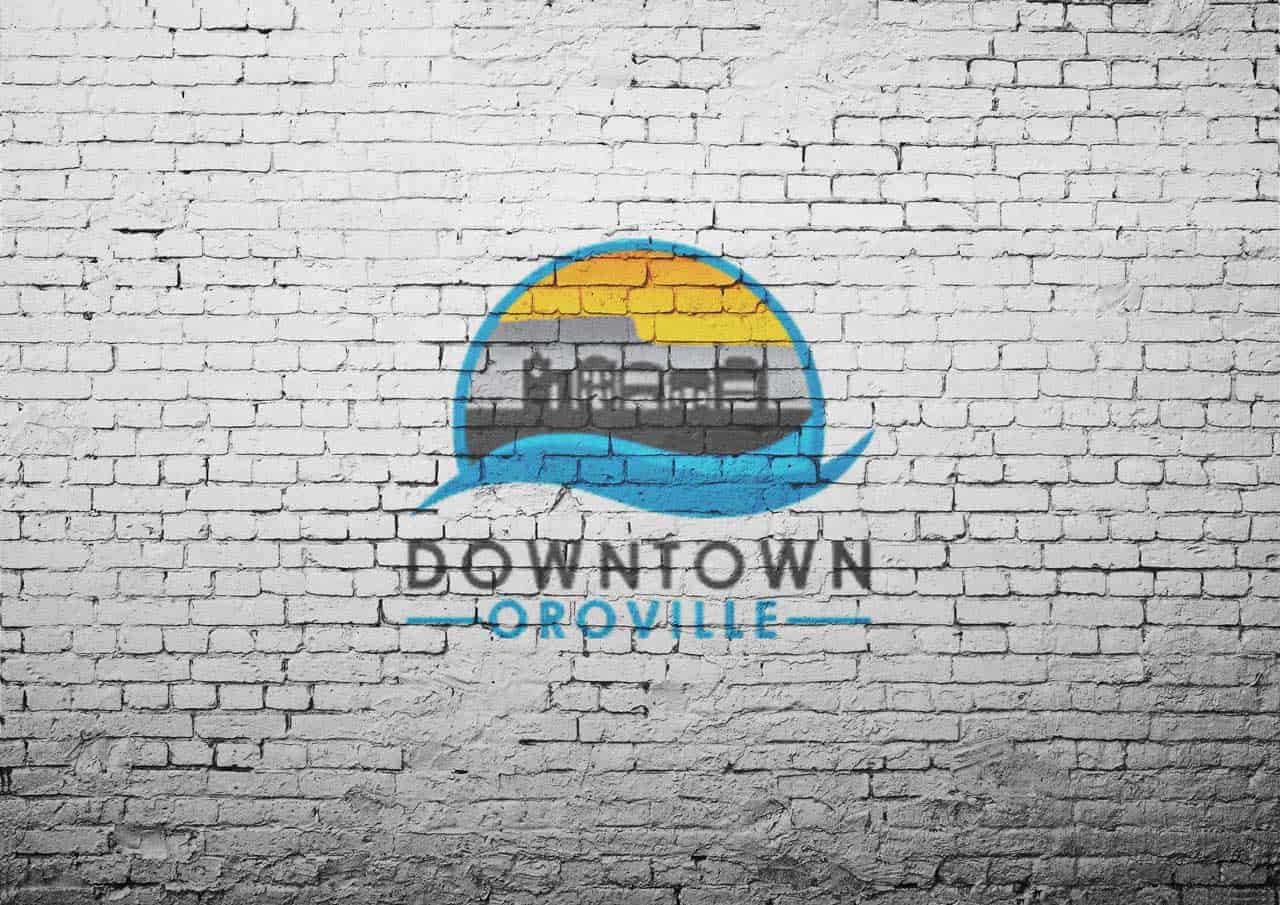 downtownoroville brickwall