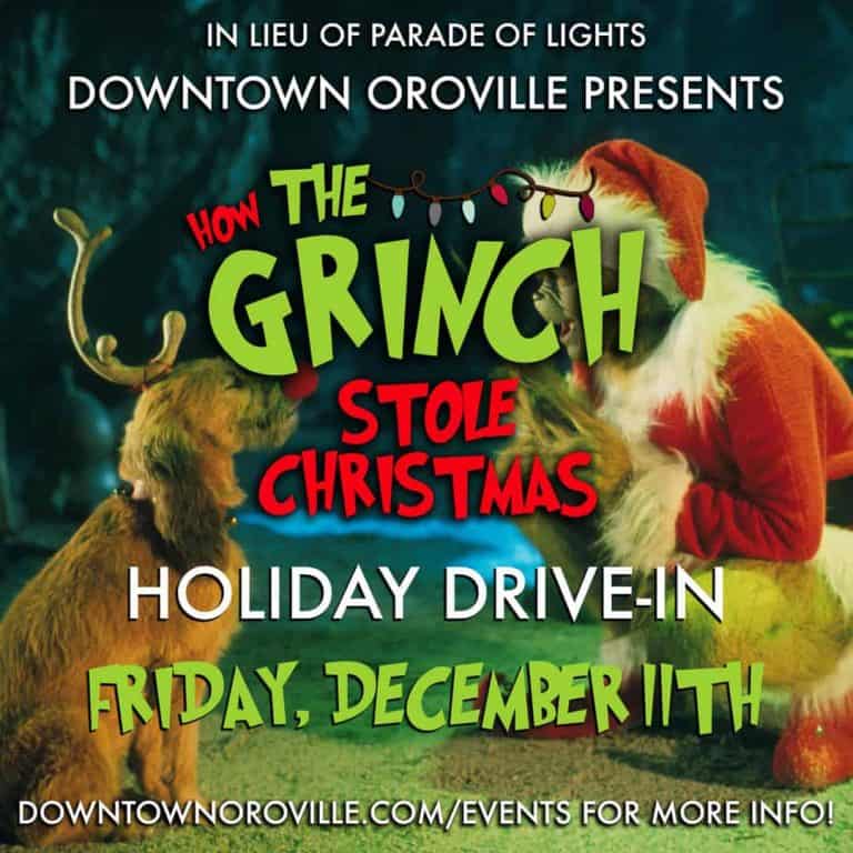 Downtown Oroville Drive-In “The Grinch Who Stole Christmas” Friday, December 11th, 2020 4 grinch 768x768