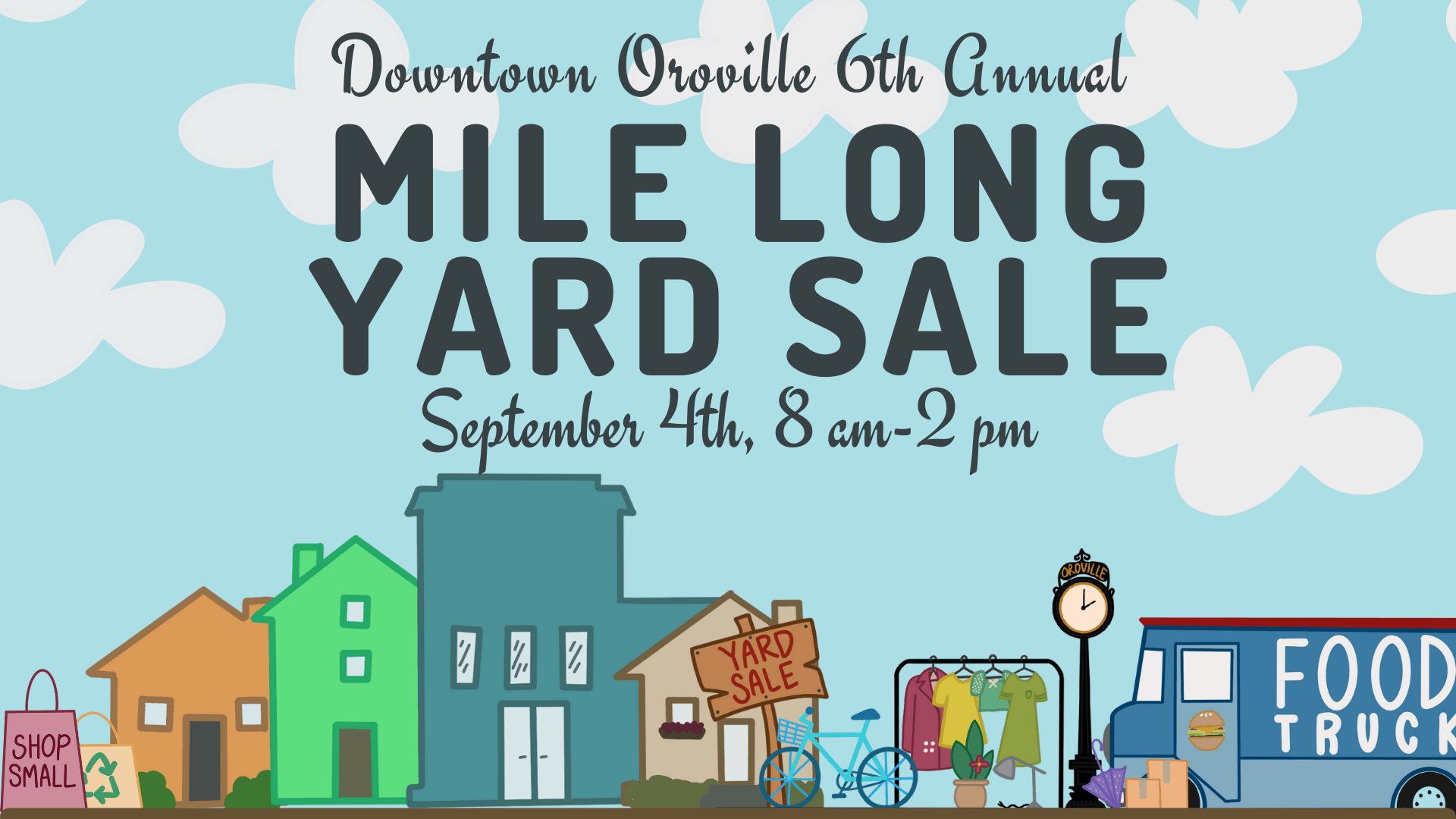 6th Annual Mile-Long Yard Sale | Downtown Oroville