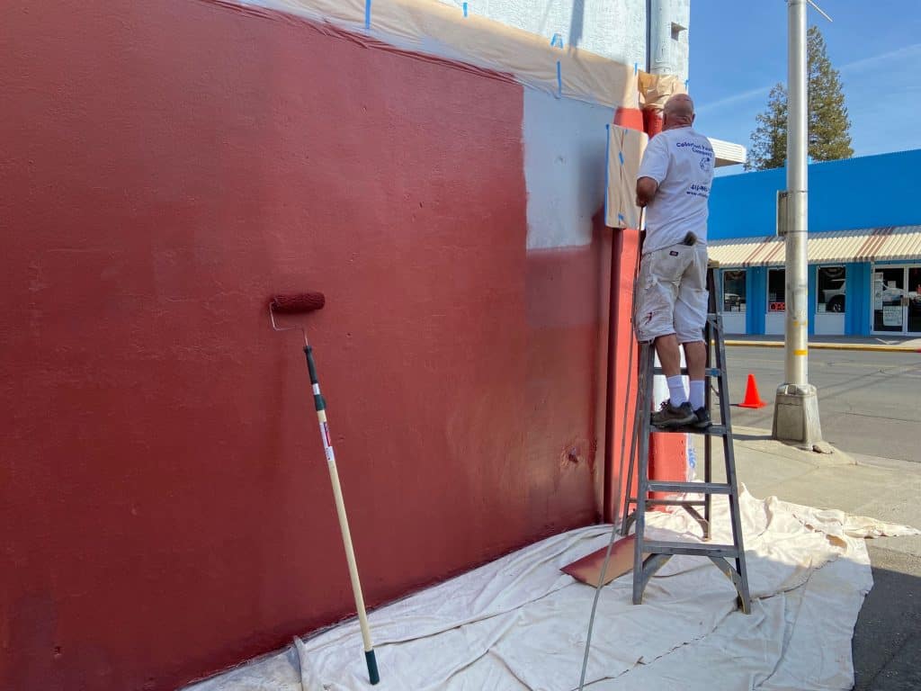 Miners Alley Revitalization Project 3 Paint miners alley steve ryan