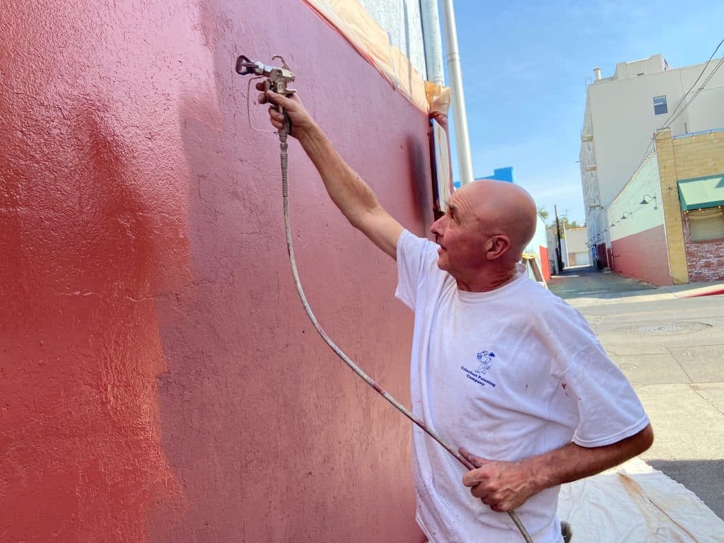 Miners Alley Revitalization Project 4 paint miners alley
