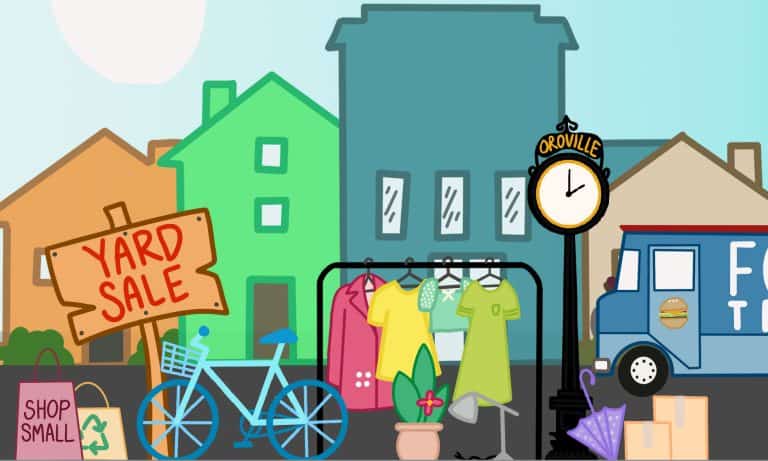 Mile Long Yard Sale 1 mile long oroville 768x461