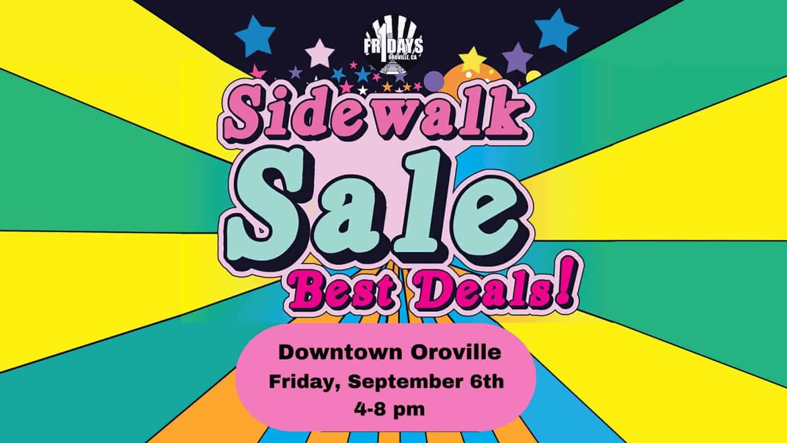 Sidewalk Sale Downtown Oroville